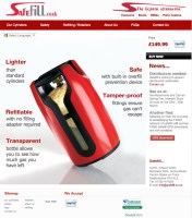 Safefill web page