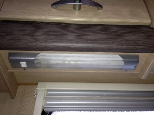 The original light fitted above the sink