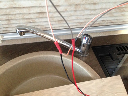 Two crimped splices. 