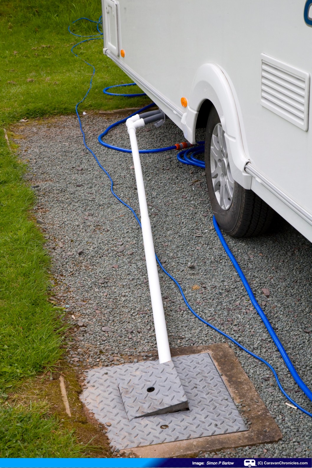 Connecting your drainage on serviced pitches… | Caravan Chronicles