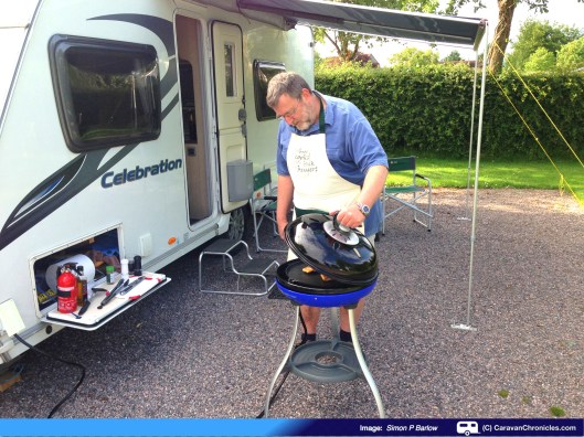 Note the essential ingredients on the locker door.... a fire extinguisher!.... not that it's ever been needed!
