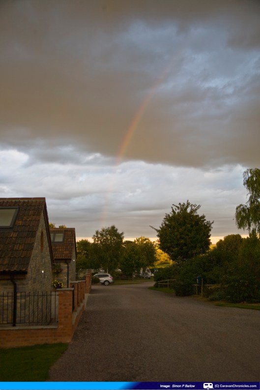 Eventually the rainbow appeared.