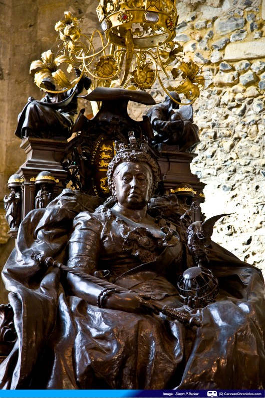 Queen Victoria keeping an eye on visitors!