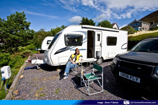 The customary post set-up shot!