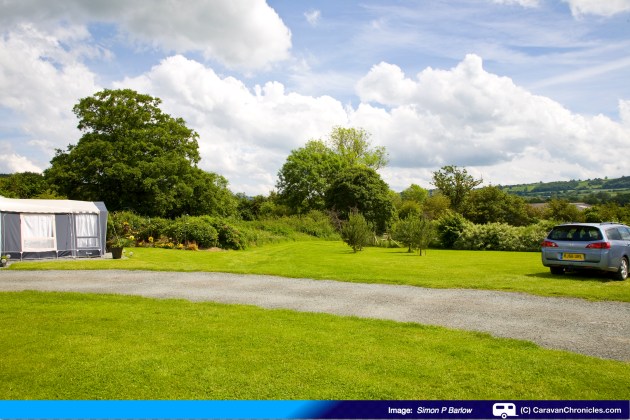 The entrance to the dog walk area...