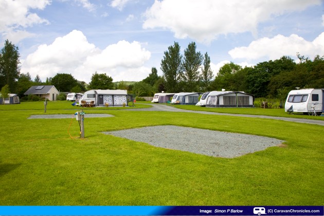 All the pitches were well spaced....