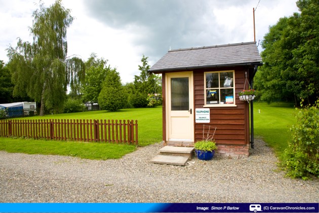 The small hut opposite the reception is the information point and is well stocked with leaflets on things to do in the area.