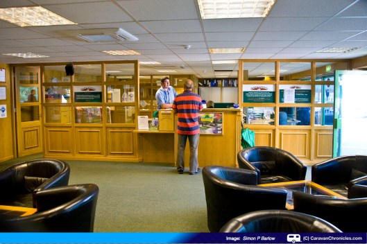 Trent booking another customer in...