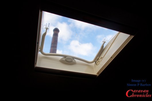 The bathroom roof light, perfect, no issues.